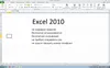 Microsoft Excel 2010