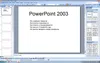 Microsoft PowerPoint 2003