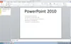Microsoft PowerPoint 2010